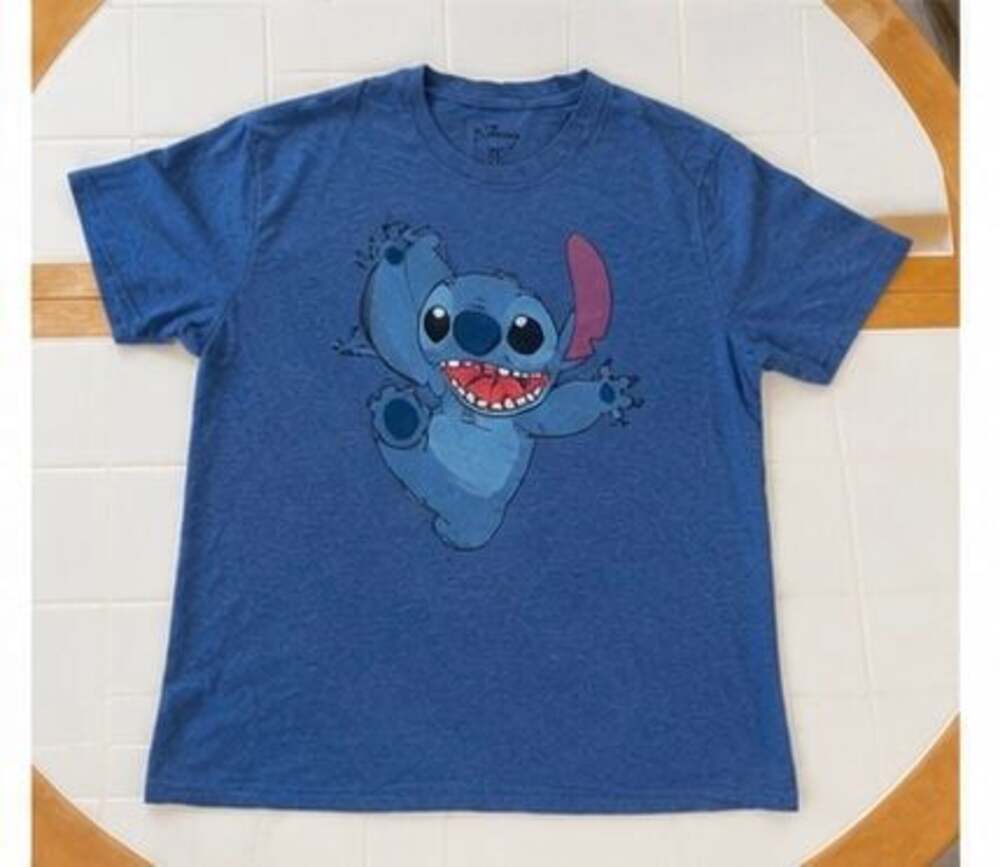 Disney Stitch Graphic Children’s T-Shirt Blue XL